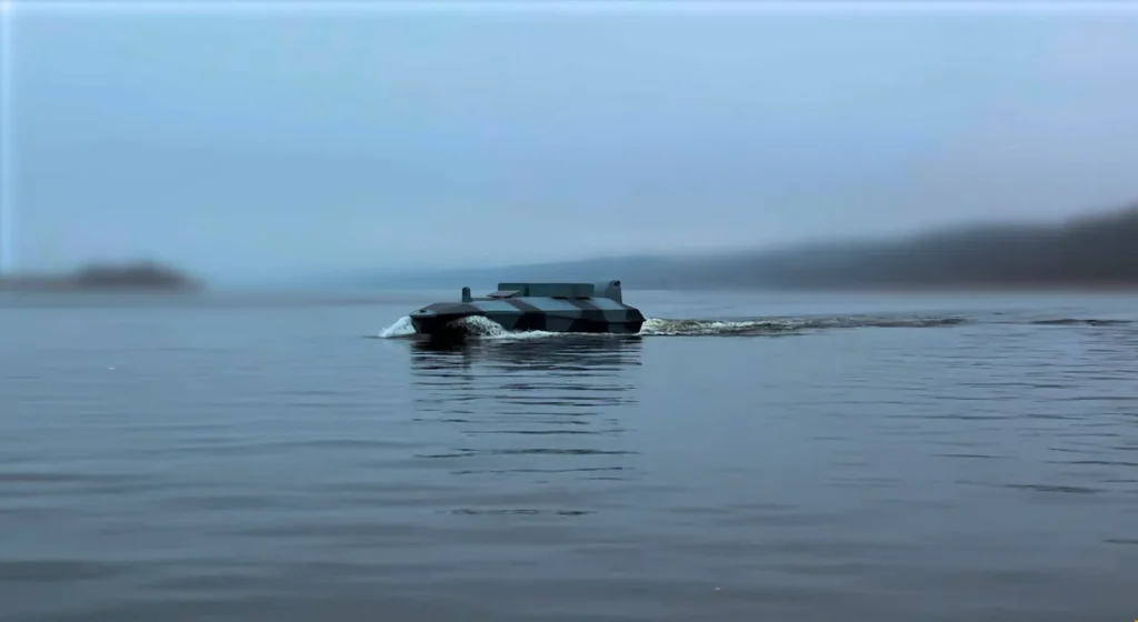 Screenshot from the “Naval Battle: The Drone Era”
