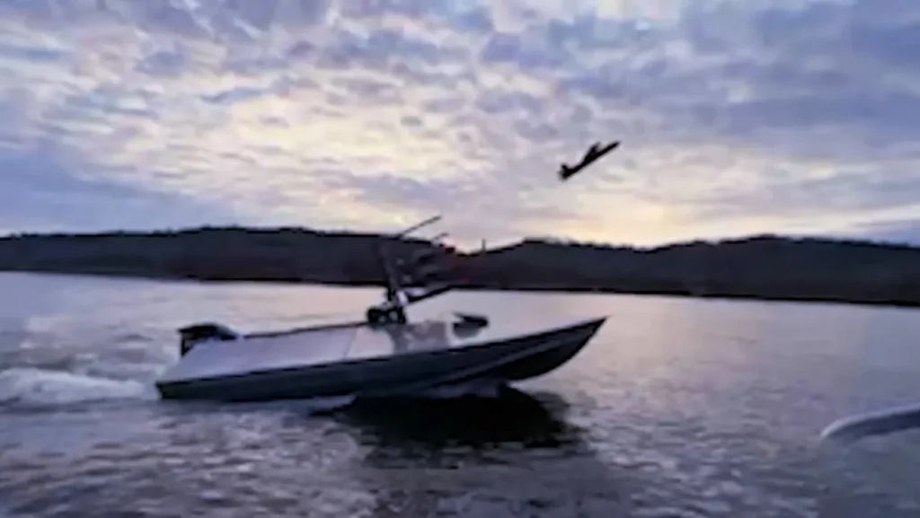 Screenshot from the “Naval Battle: The Drone Era”
