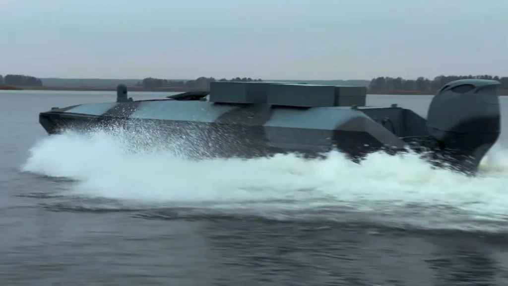 Screenshot from the “Naval Battle: The Drone Era”