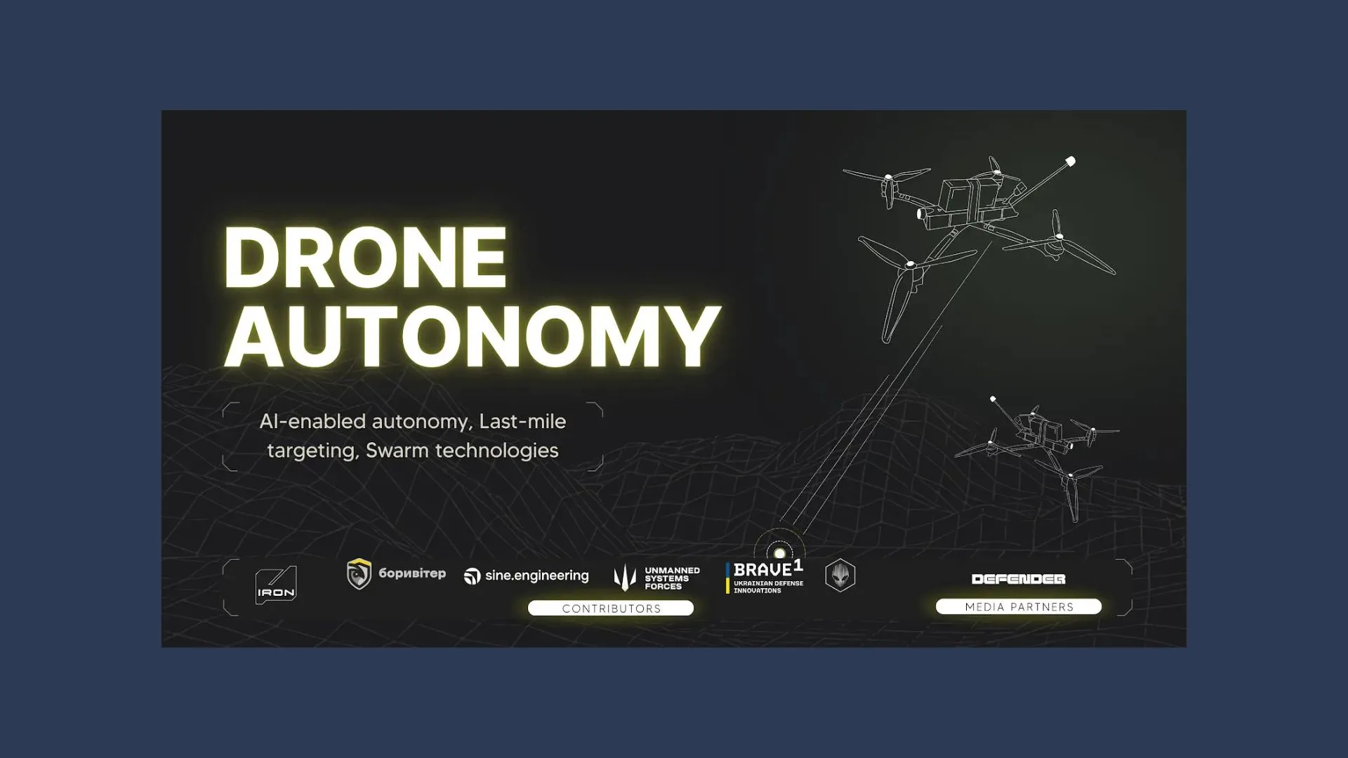 IRON Cluster will host an event on drone autonomy: keynotes, panel discussions, and startup pitches