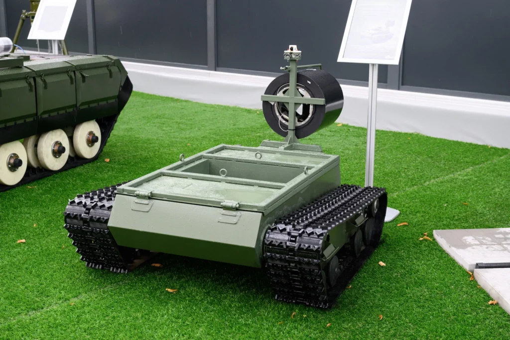багатофункціональний керований роботизований комплекс "Депеша" на гусеничному шасі
