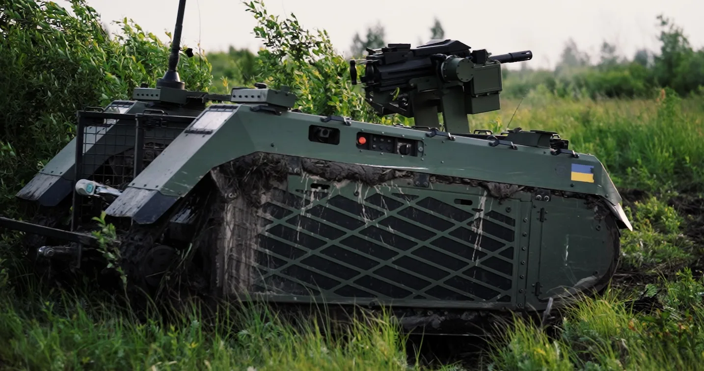 НРК TheMIS зі встановленою на нього гранатометною туреллю "Буря" від Frontline