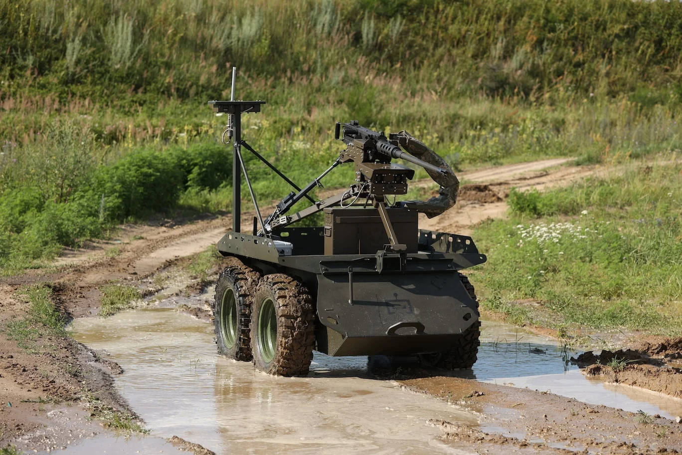 НРК Zmiy Droid 12.7 на полігоні