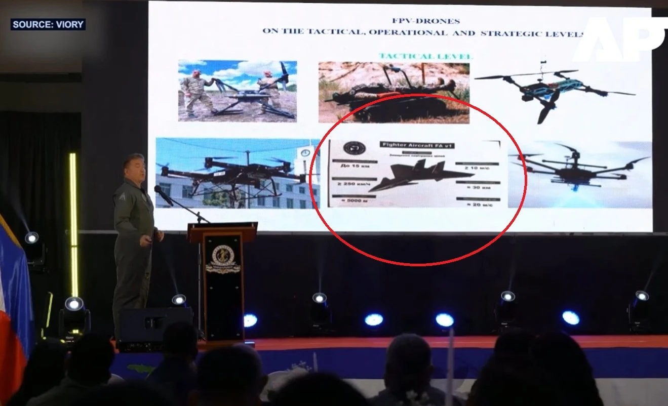 Ukraine unveils concept of FA v1 jet-powered drone at Philippine summit